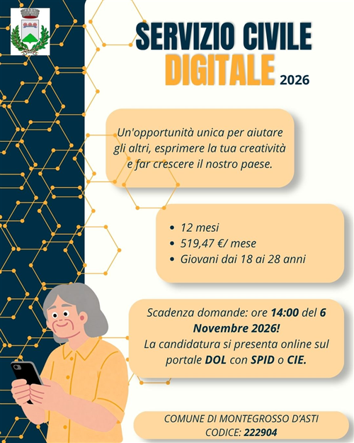 Servizio Civile Digitale: nuove opportunità per i giovani