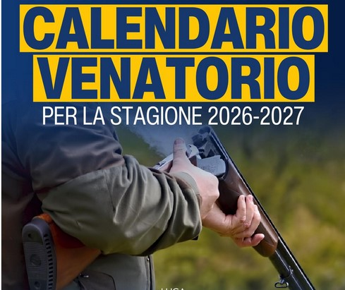 Calendario venatorio regionale. Stagione 2026/2027